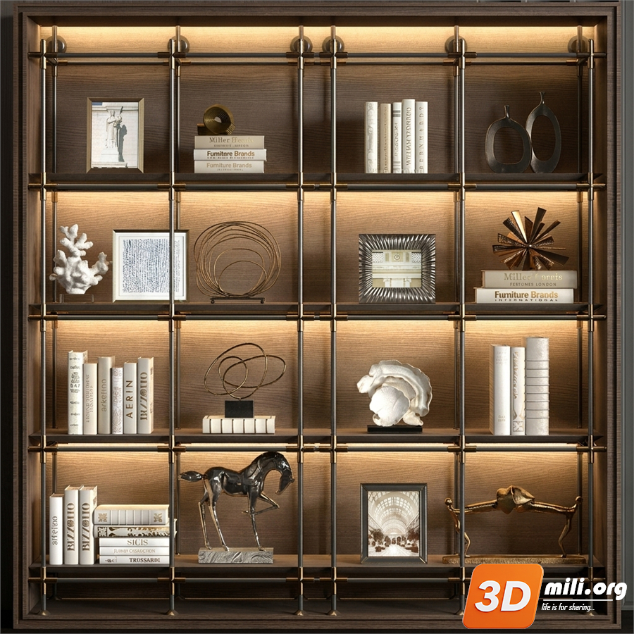 Decorative cabinet Skp Files